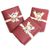 Rayon batik sarong, 'Tropical Garden in Claret' - Red Floral Rayon Sarong with Hand Stamped Batik Pattern (gift packaging) thumbnail