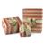 Ceramic ornaments, 'Colorful Pines' (set of 3) - Three Colorful Tree-Shaped Ceramic Ornaments from Peru (gift packaging) thumbnail